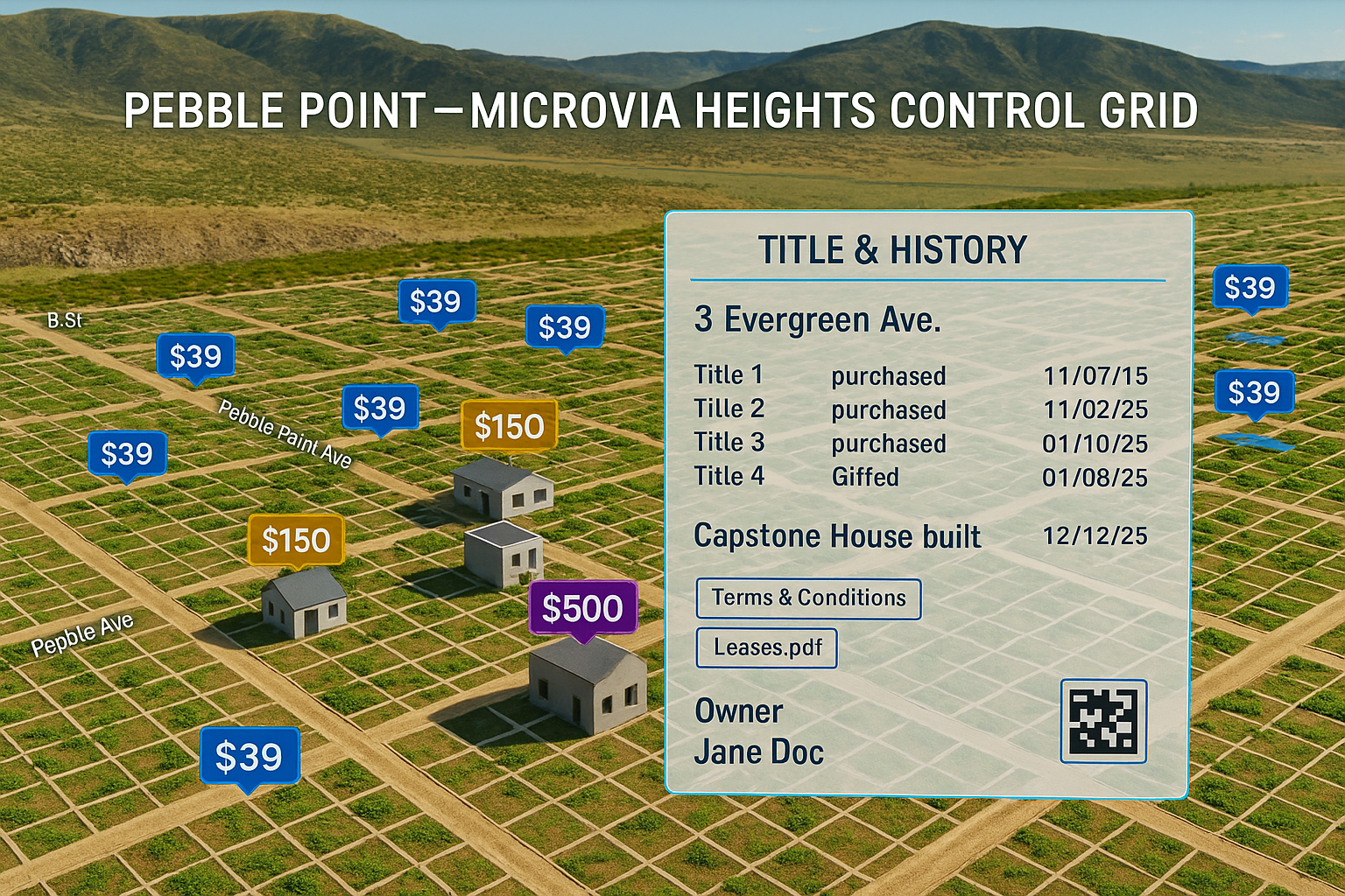 Pebble Point — Microvia Heights Control Grid